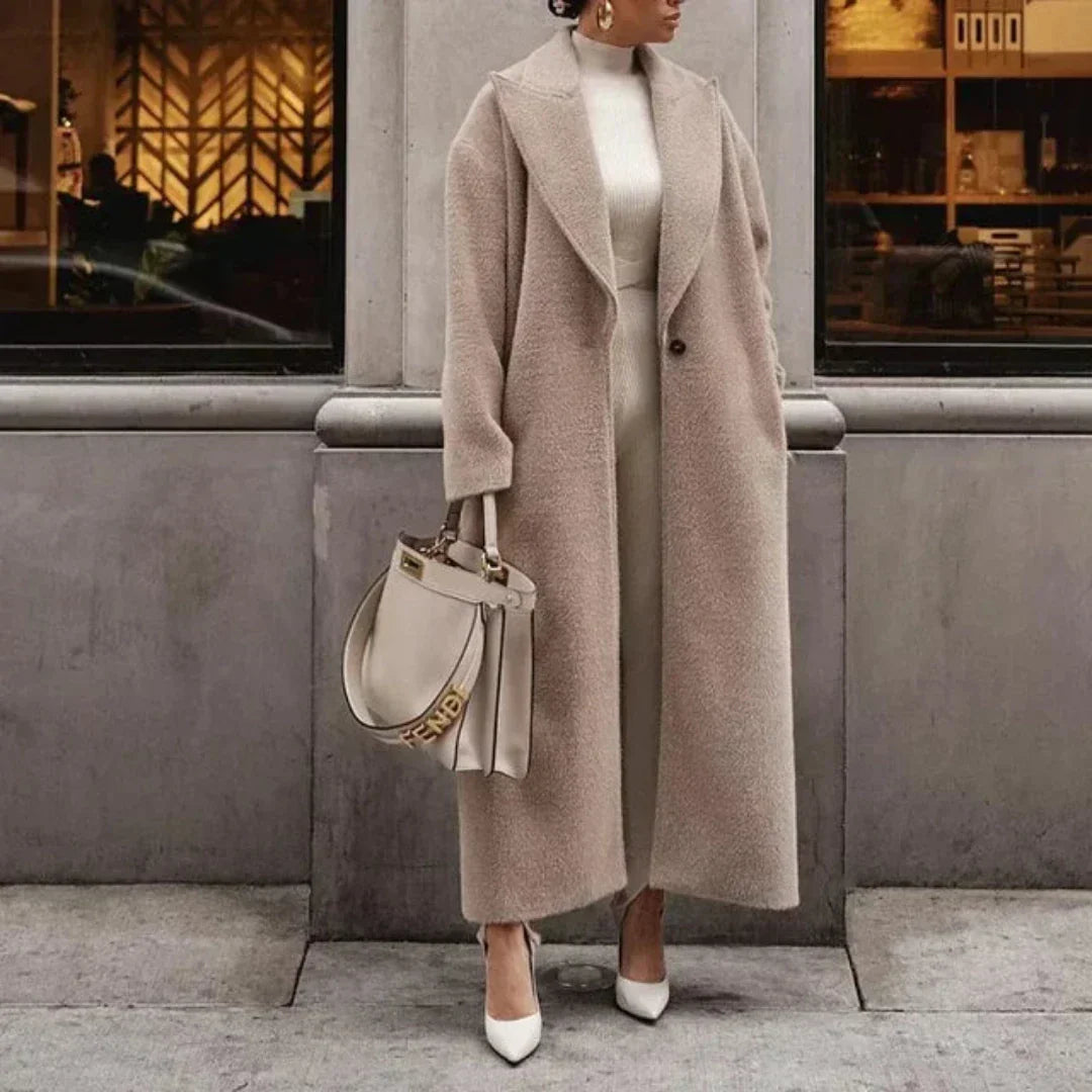 Manteau Femme Long Polaire Chic