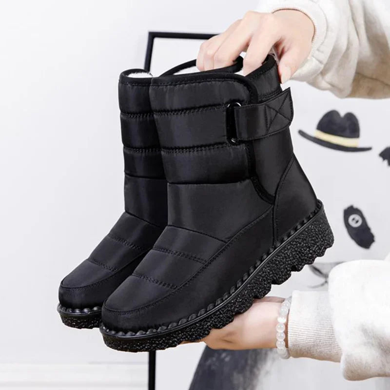 Bottes Femmes Hiver Chauffantes Étanches - LuxeStyle