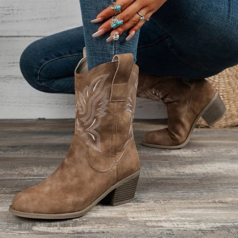 Bottes Femme Élégantes et Confortables en Cuir - LuxeStyle