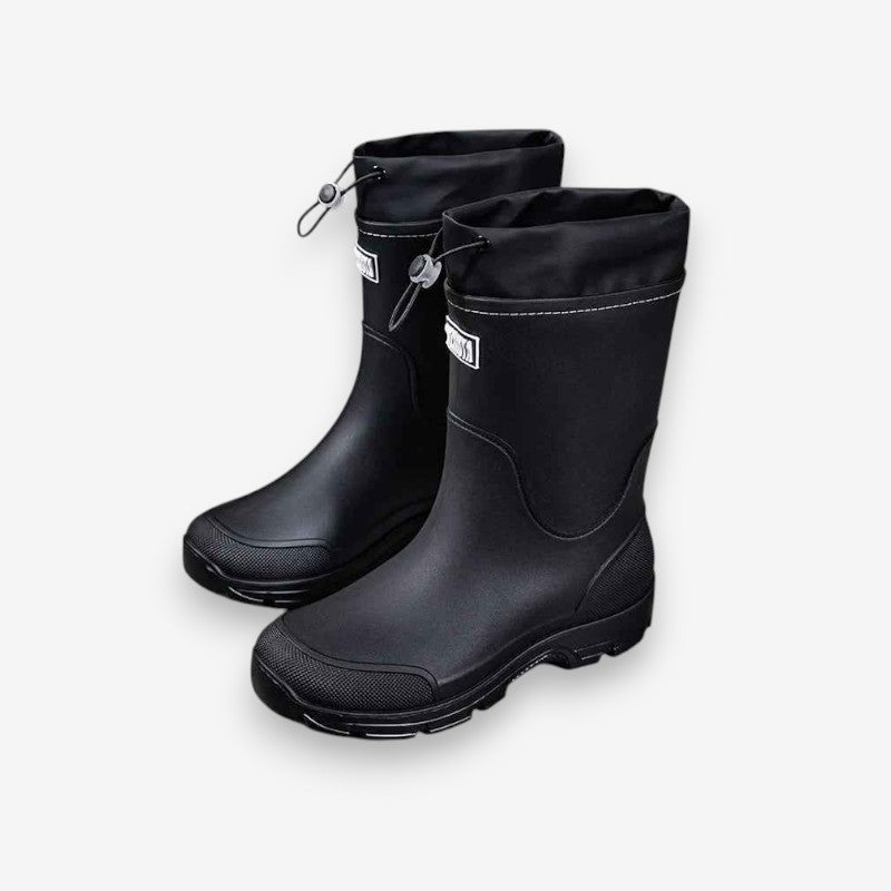 Chaussures Hautes Femme à Bout Arrondi avec Semelle Grip - LuxeStyle