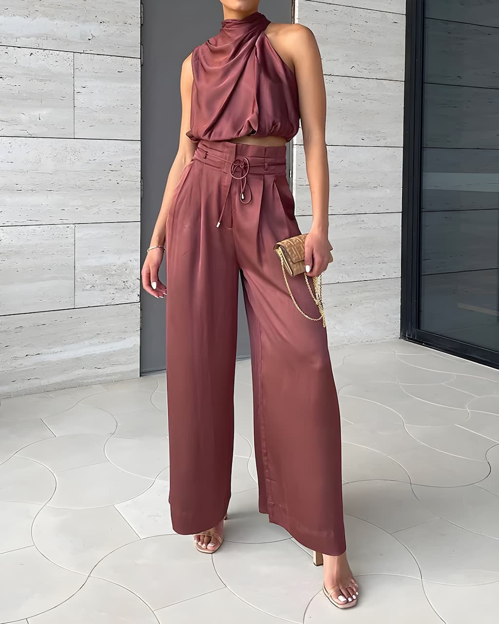 Tenue Été Femme 2 Pièces Décontractée
