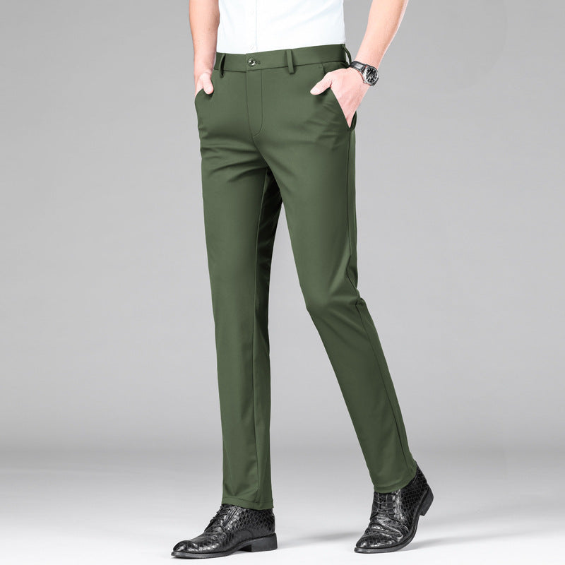 Pantalon Taille Fine pour Homme | Parfait pour le Bureau - LuxeStyle