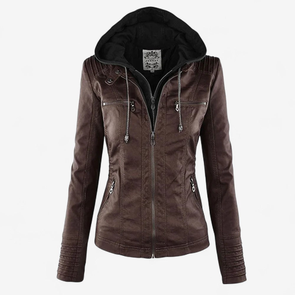 Veste à capuche pratique avec poches multiples