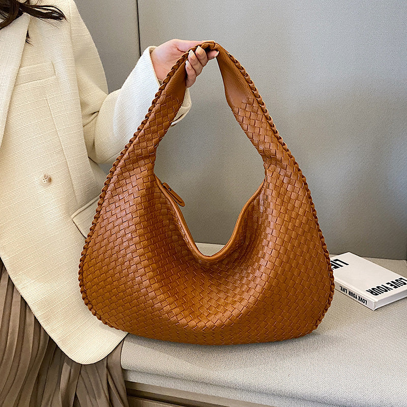 Sac à épaule en cuir recyclé pour femme
