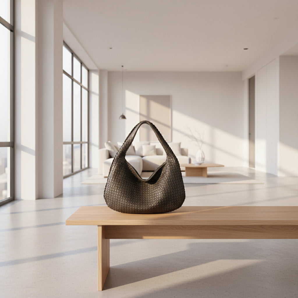 Sac À Main Tressé avec Poche Intérieure | Parfait pour Tous les Jours - LuxeStyle