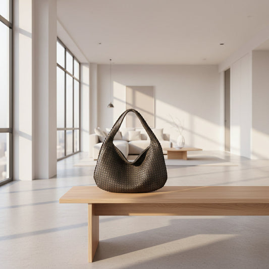 Sac À Main Tressé avec Poche Intérieure | Parfait pour Tous les Jours - LuxeStyle