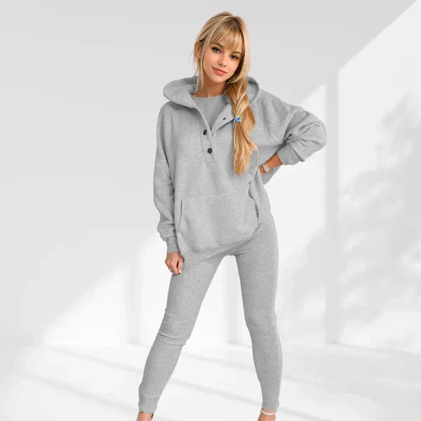 Ensemble Femme Chic 3 Pièces Polyvalent et Doux