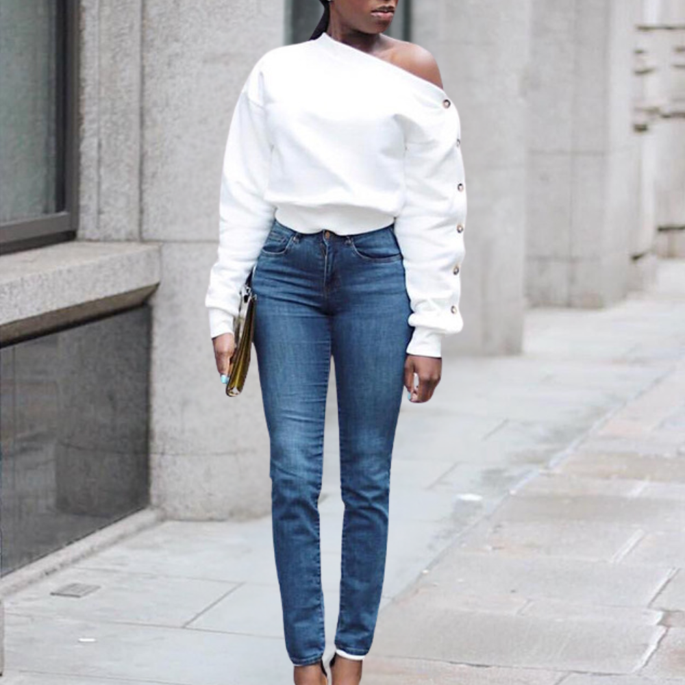 MARCIA - Pull d'Hiver Classique pour Femmes