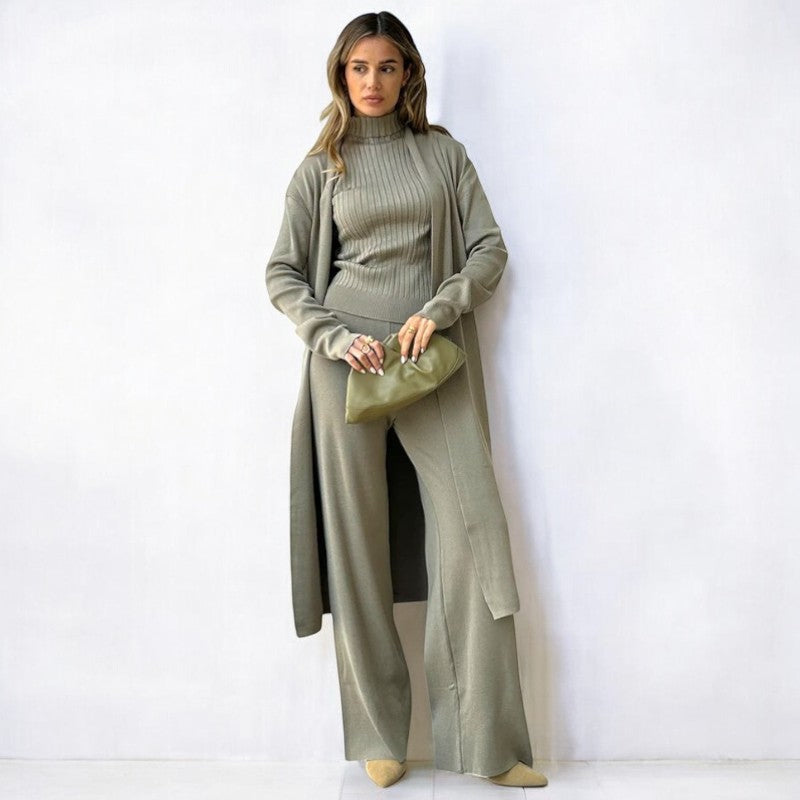 Tenue Décontractée Femme : Haut et Pantalon Confort Pour Détente - LuxeStyle
