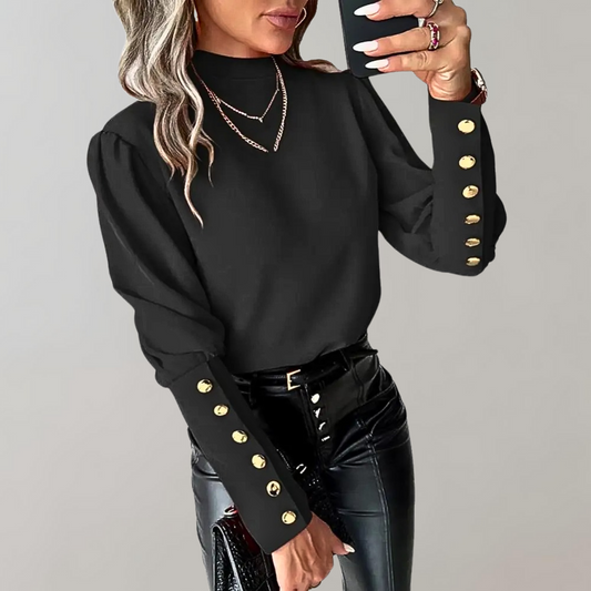 Blouse Féminine Manches Bouffantes - BlxckFR