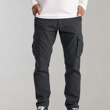 Pantalon Cargo Sport Homme - Pantalon droit avec poches pratiques