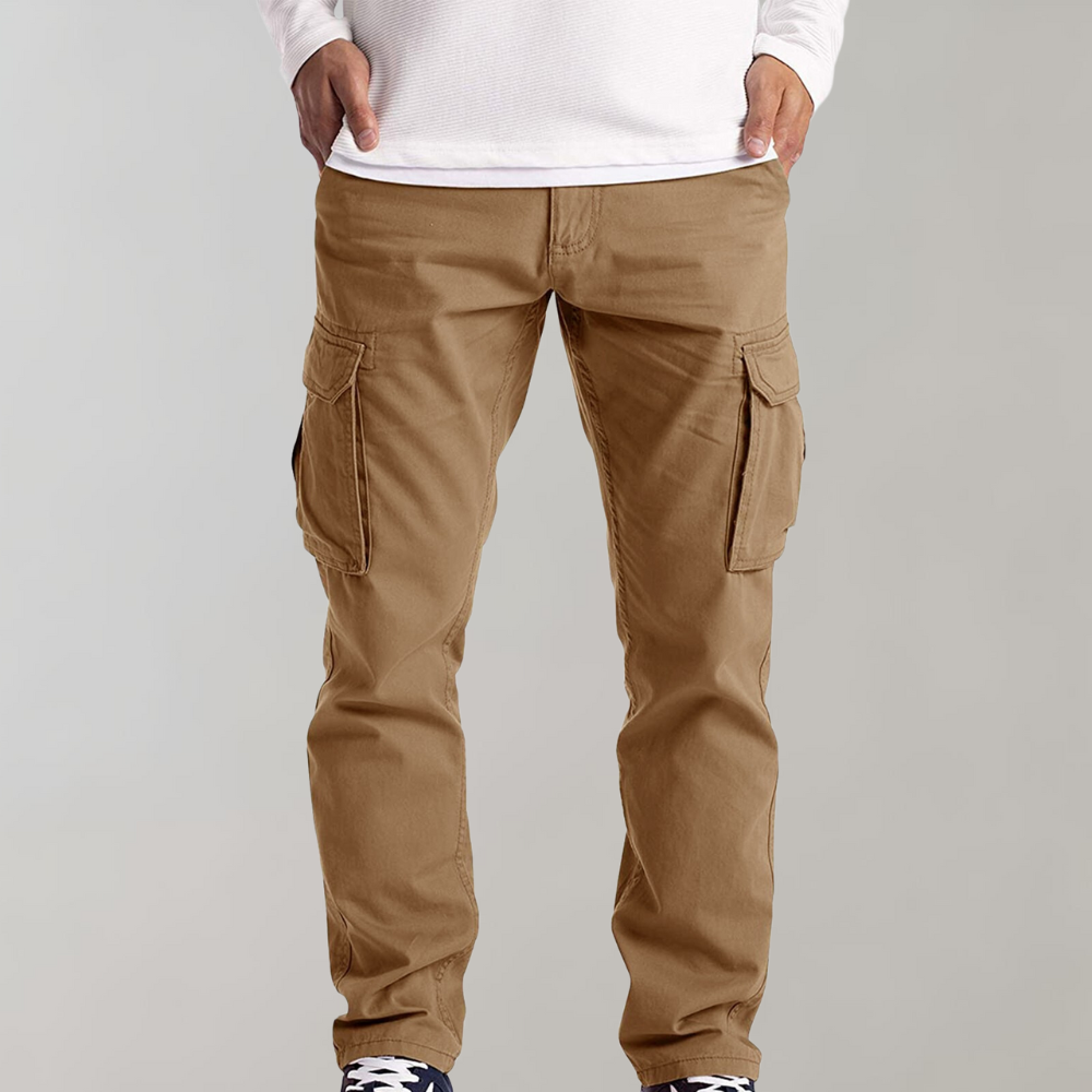 Pantalon Cargo Sport Homme - Pantalon droit avec poches pratiques