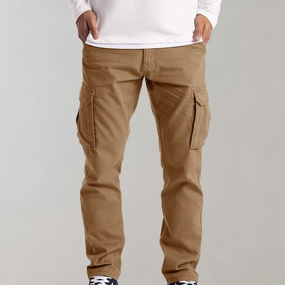 Pantalon Cargo Sport Homme - Pantalon droit avec poches pratiques