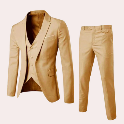 Costume Homme Rouge Vin Classique