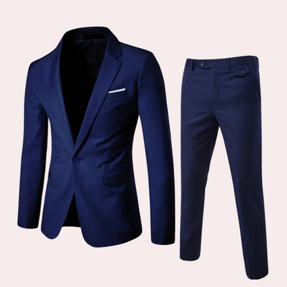 Costume Homme Rouge Vin Classique