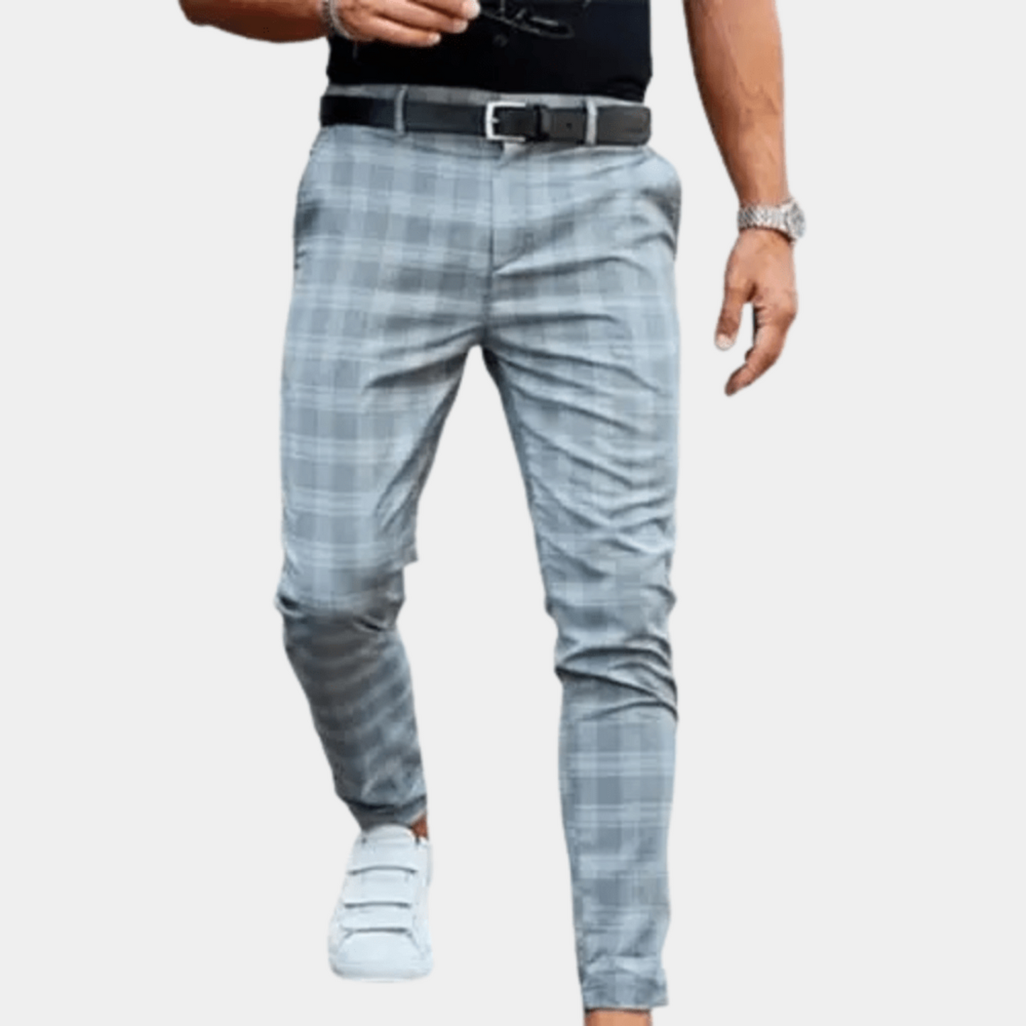 Pantalon Rayé Élégant pour Homme