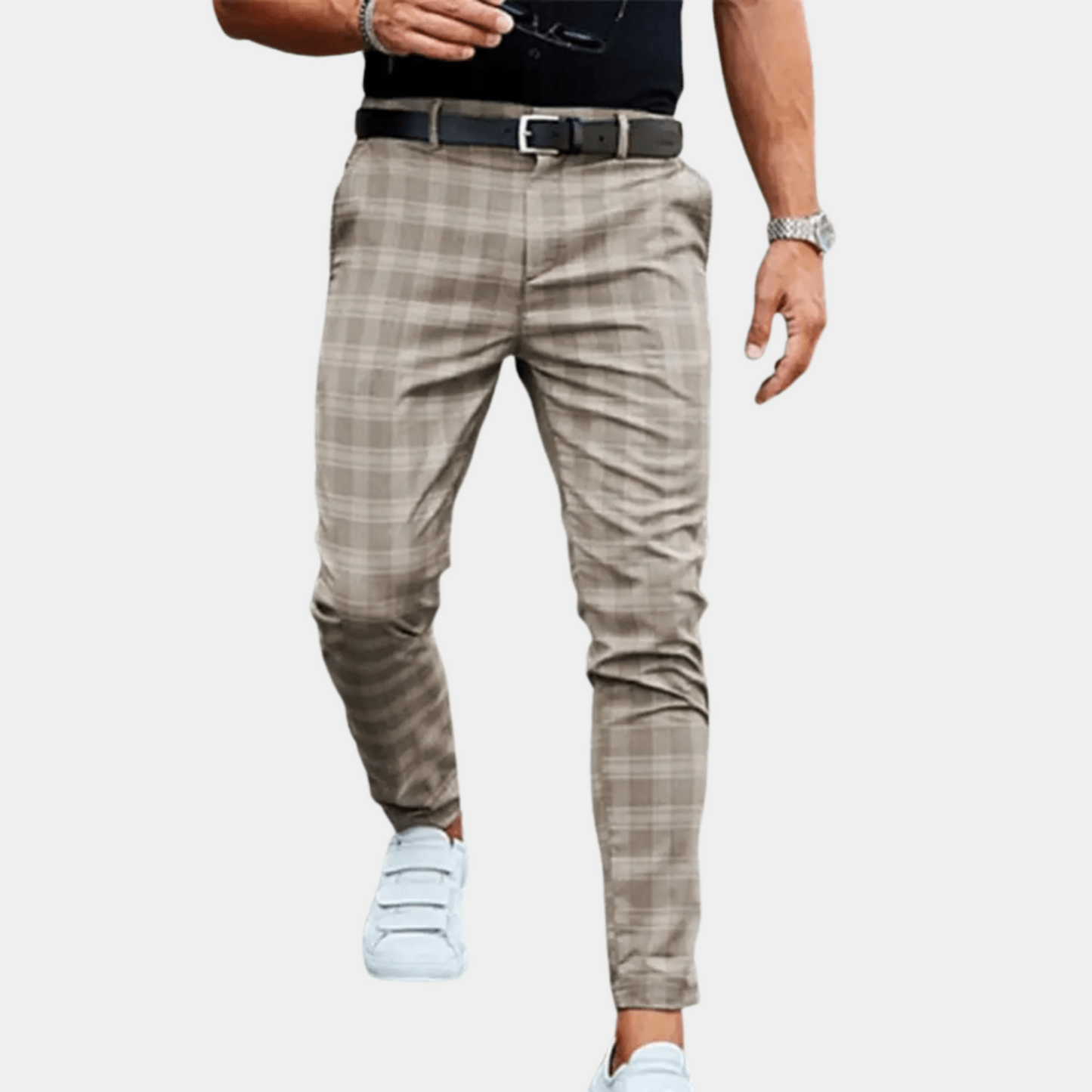 Pantalon Rayé Élégant pour Homme