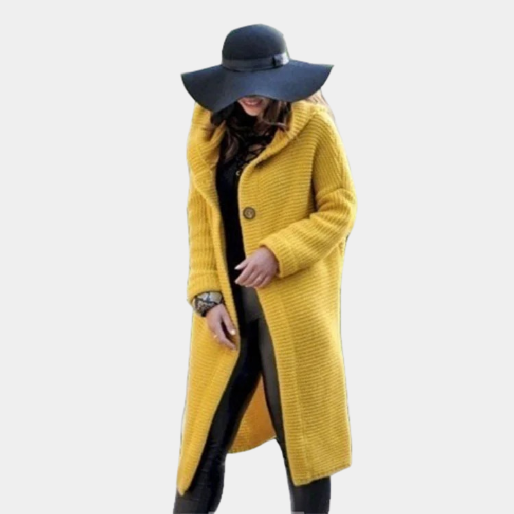 Gilet Élégant à Capuche Zippé Pour Femme Hiver - LuxeStyle