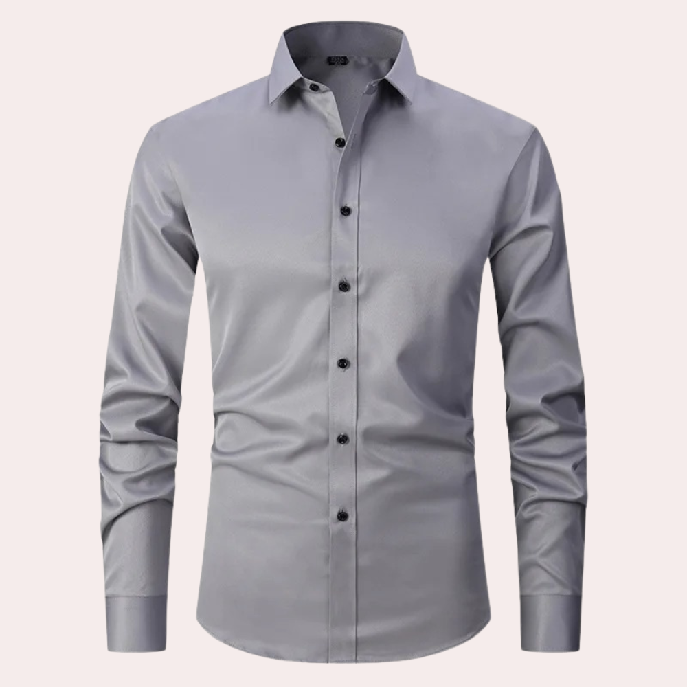 Chemise décontractée pour homme | Manches longues confortables