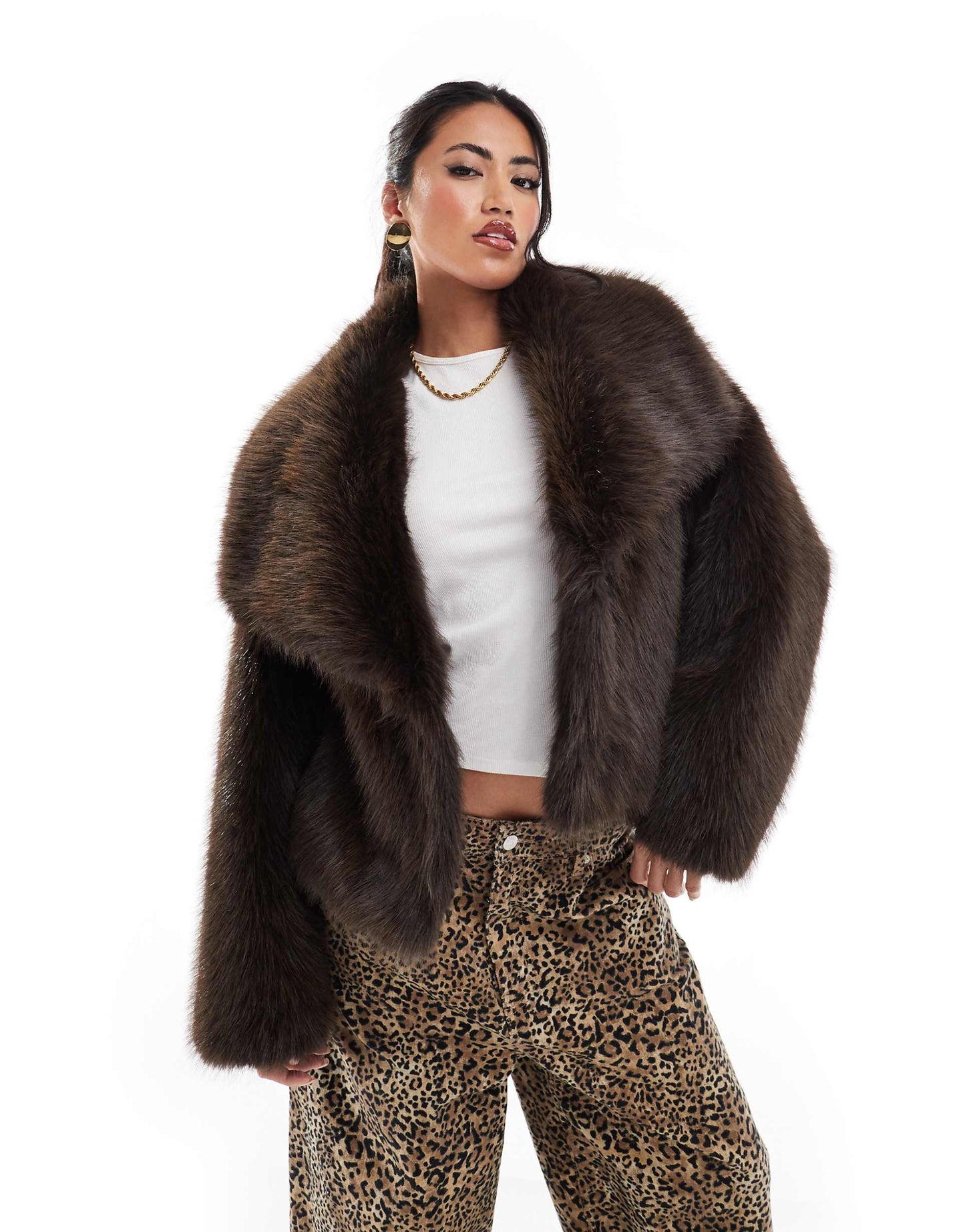 Veste Femme Hiver Élégante Col Montant