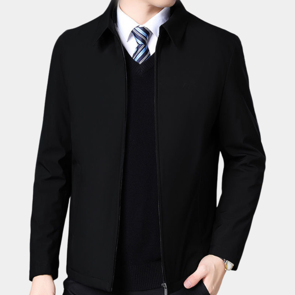 Veste Homme Chic Zippée - Vêtement Décontracté Élégant