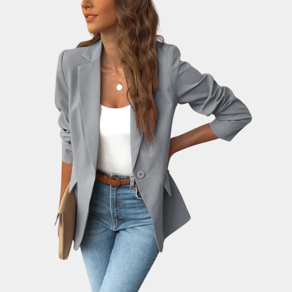 Blazer Élégant Tailleur avec Fermeture Uniquement