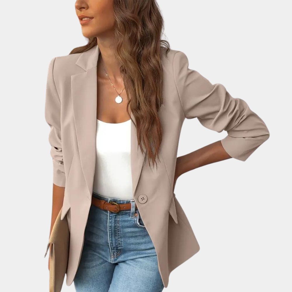 Blazer Élégant Tailleur avec Fermeture Uniquement
