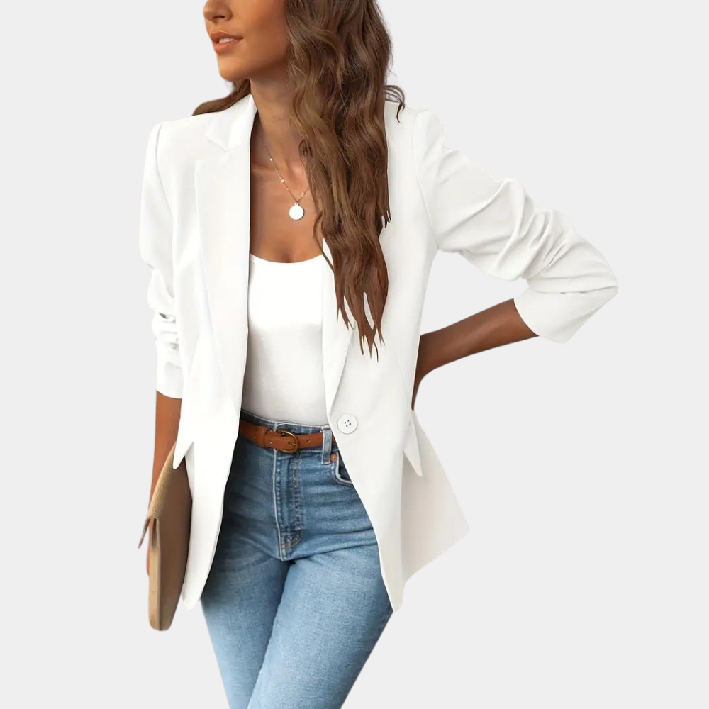 Blazer Élégant Tailleur avec Fermeture Uniquement