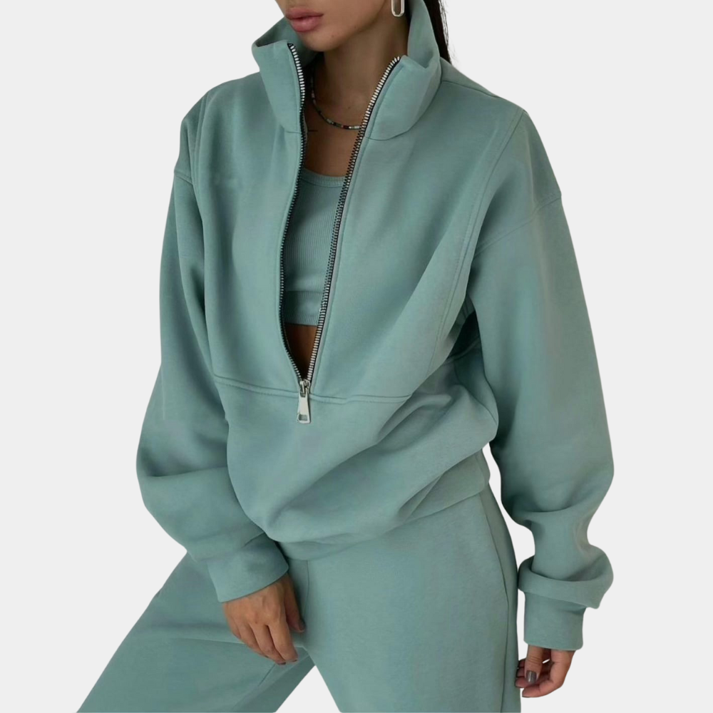 Survêtement Femme Confortable Haut Manches Longues - BlxckFR