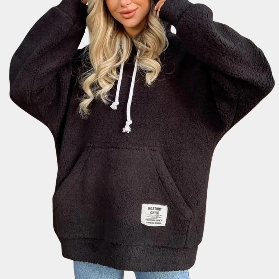 Sweat à capuche confortable avec poches et cordons