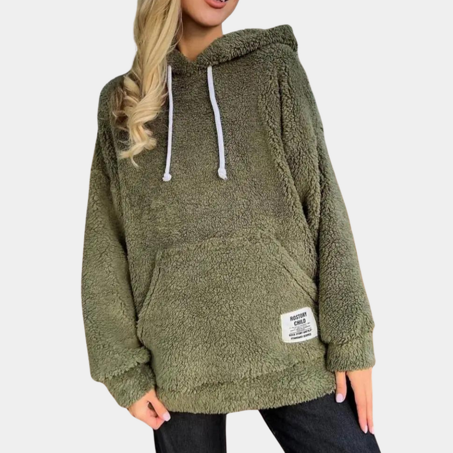 Sweat à capuche confortable avec poches et cordons