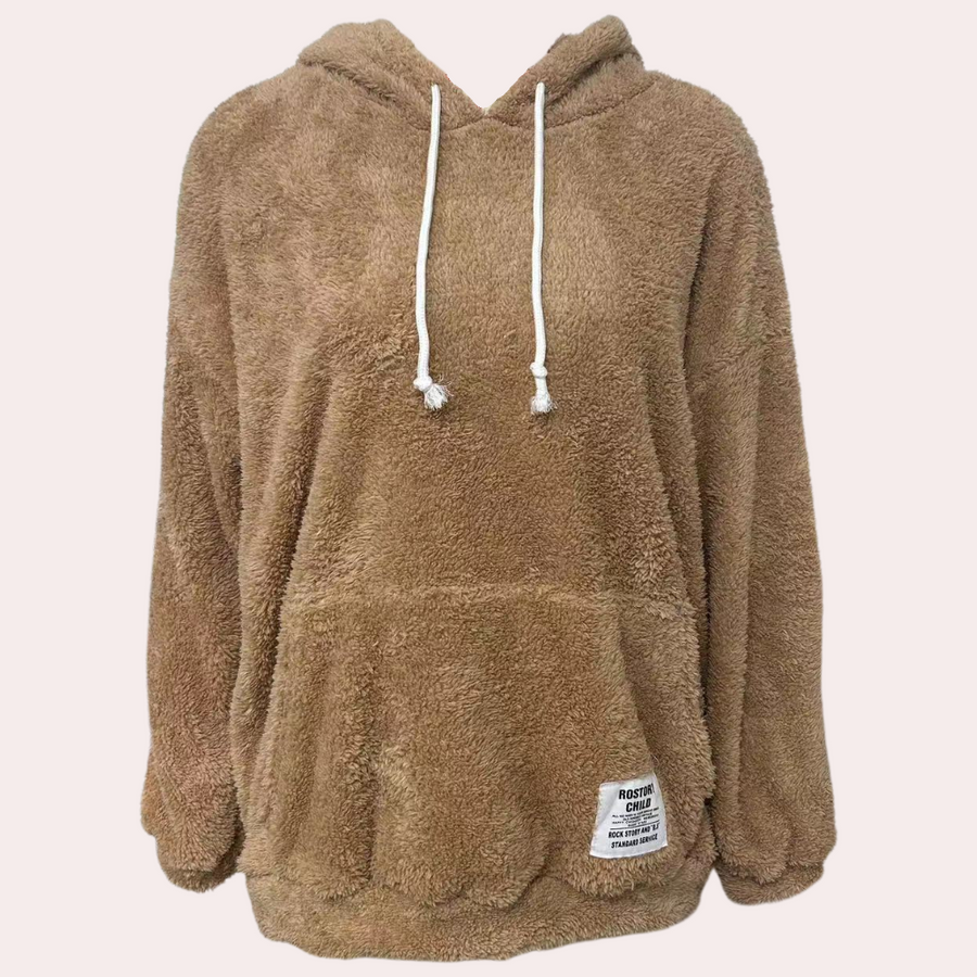 Sweat à capuche confortable avec poches et cordons