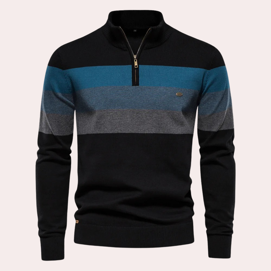 Pull à Rayures Classique pour Homme