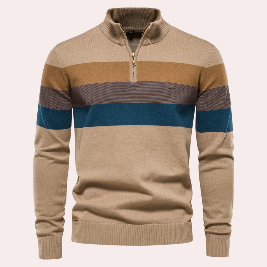 Pull à Rayures Classique pour Homme