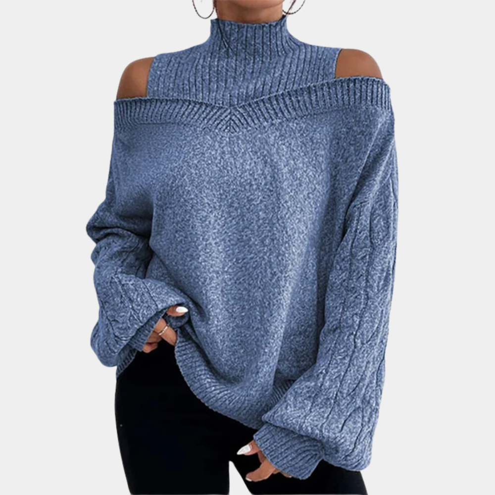 Pull Col V Femme Confortable pour Tous les Jours