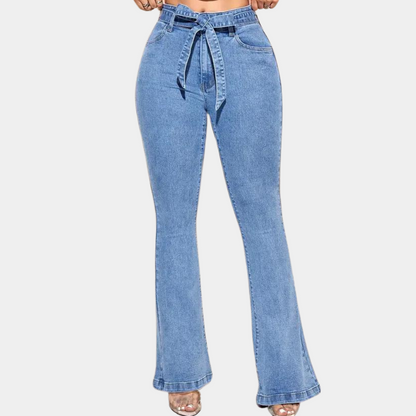 Jean Femme Classique à Jambes Élargies pour Tous les Jours - LuxeStyle