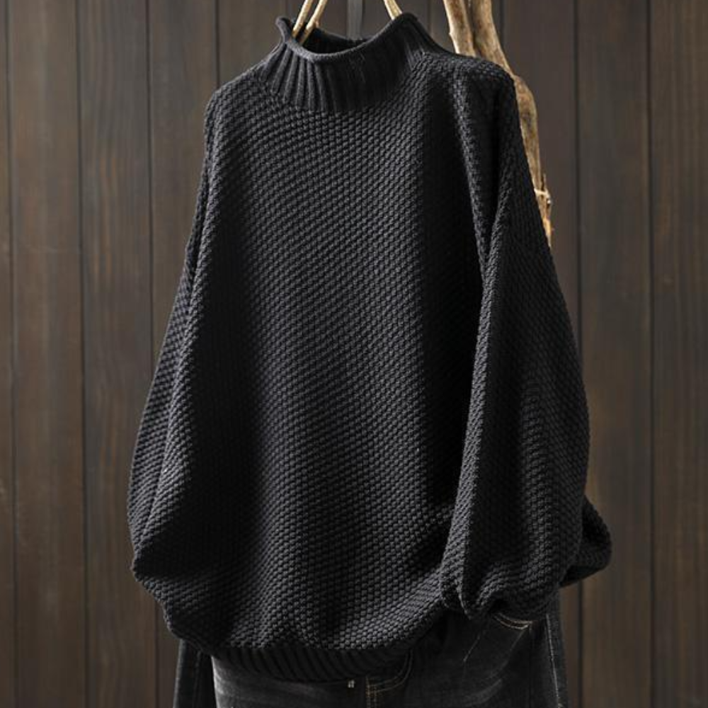 Pull col roulé chic femme hiver