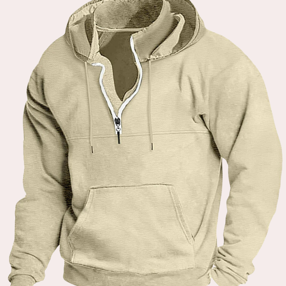 Sweat Capuche Zippé Confort Pour Homme