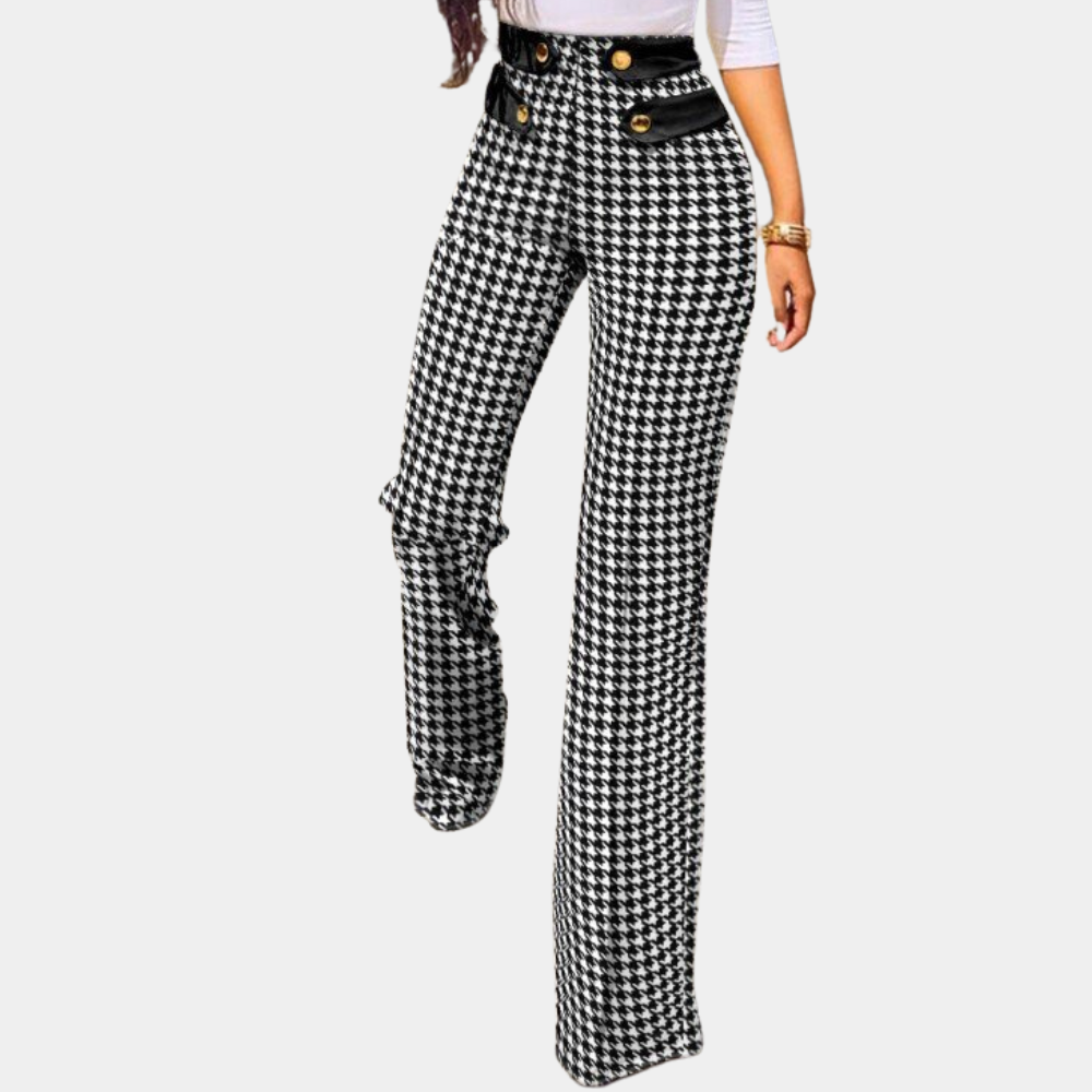 Pantalon Chic Rayé pour Femme - LuxeStyle