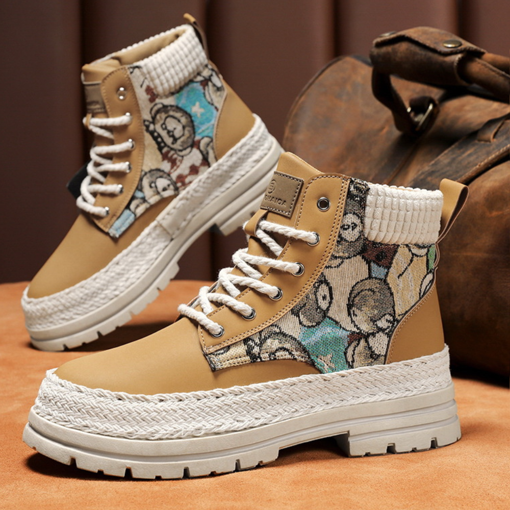 Aggelos - Bottes Montantes pour Homme