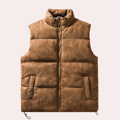 Adorjan - Gilet d'hiver matelassé pour hommes