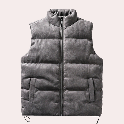 Adorjan - Gilet d'hiver matelassé pour hommes