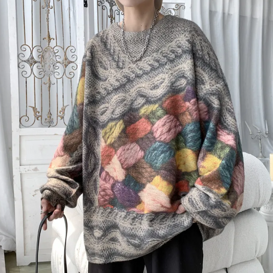Pull Relâché Confortable Pour Hommes - LuxeStyle