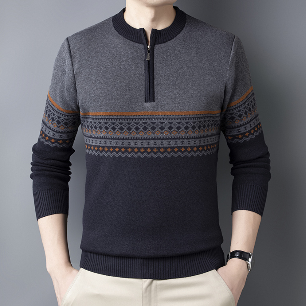 Valentyn - Pull Classique en Maille pour Homme