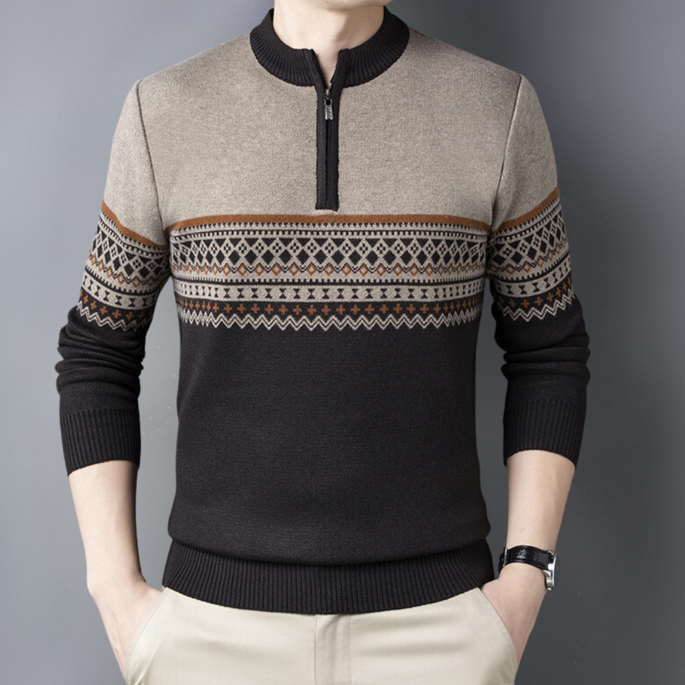 Valentyn - Pull Classique en Maille pour Homme