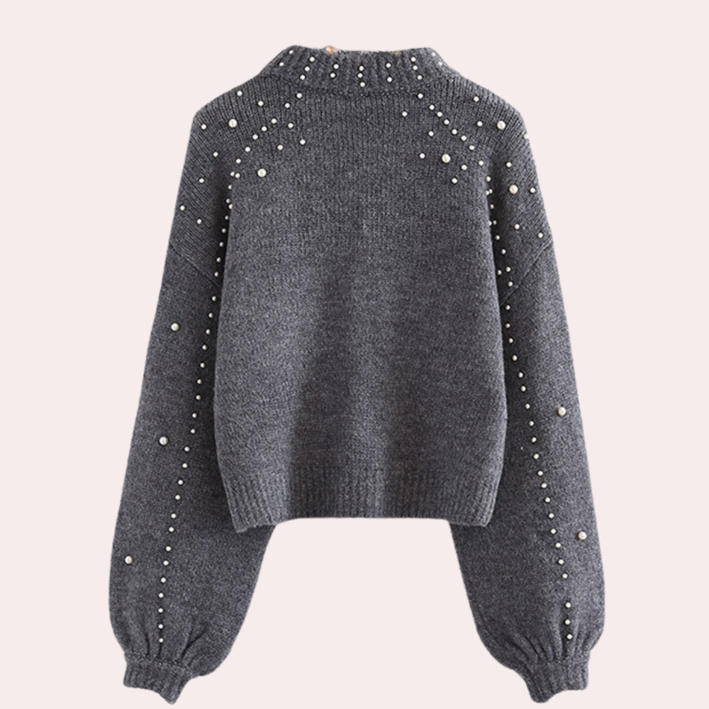 XAVIERA - Tricot avec Perles pour Femmes