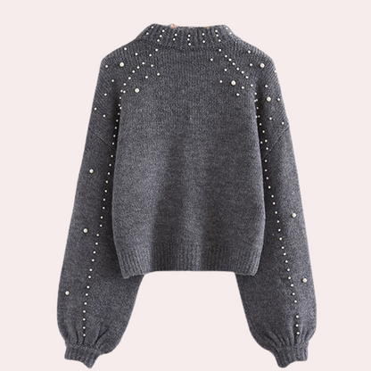 XAVIERA - Tricot avec Perles pour Femmes