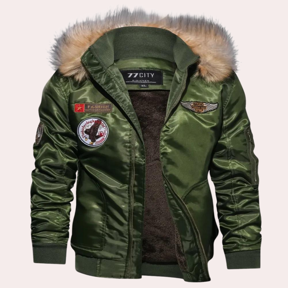 Veste Hivernale Homme avec Capuche Chaude - LuxeStyle
