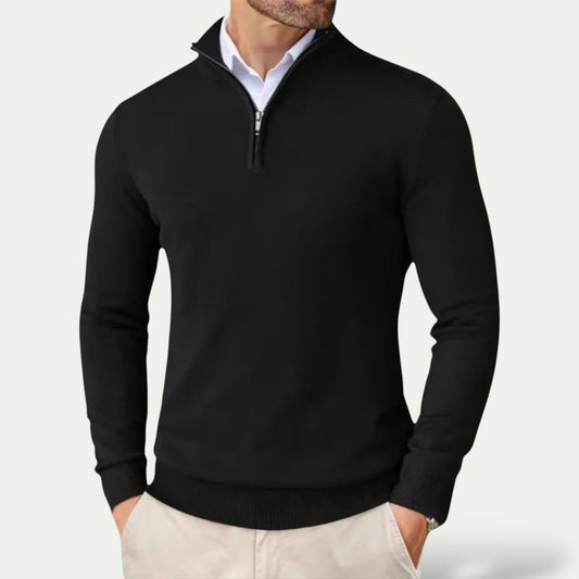 Pull Homme Décontracté avec Fermeture Éclair - LuxeStyle