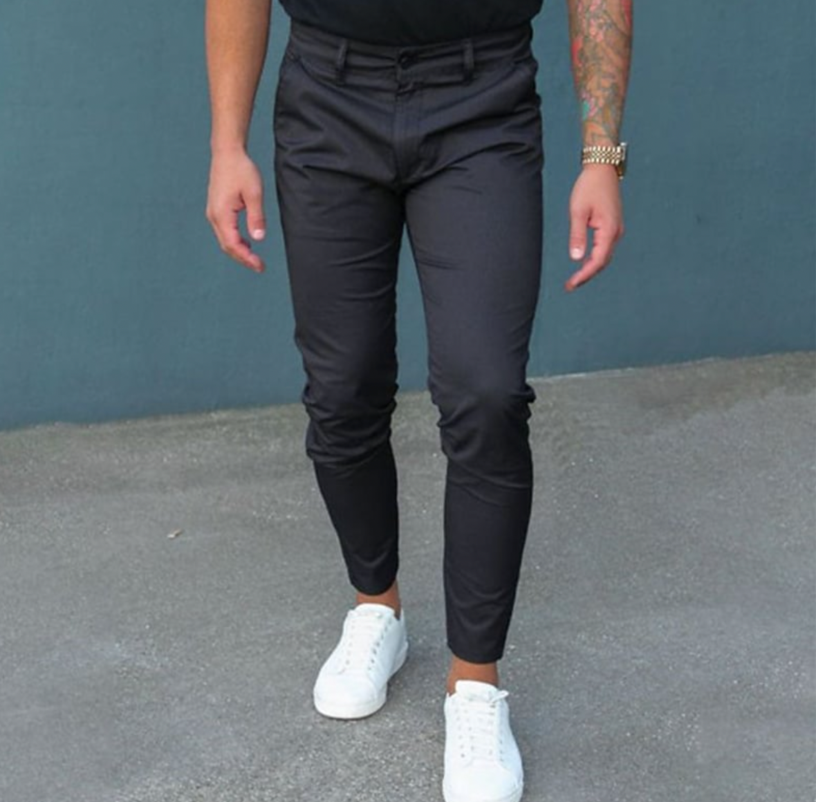 Pantalon Classique Homme avec Ceinture Élastique - LuxeStyle